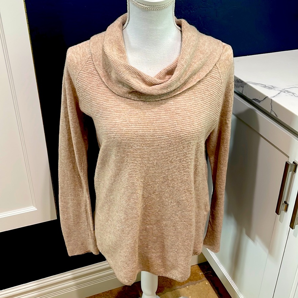 Calvin Klein long sleeve cowl neck sweater.